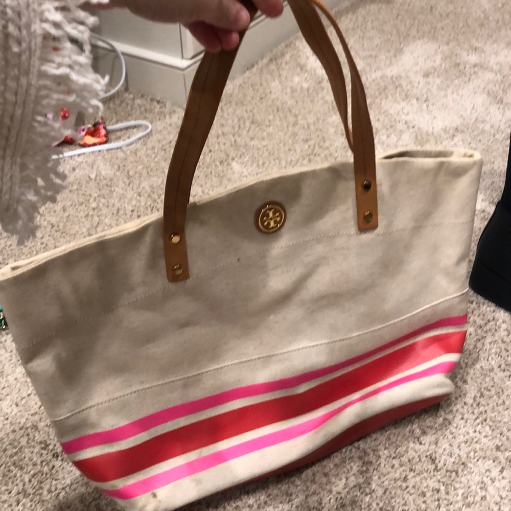 Tory Burch canvas tote